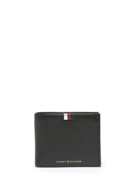 Wallet Th Premium Leather Tommy hilfiger Black th premium AM11270