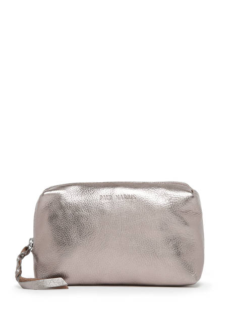 Trousse Vintage Cuir Paul marius Gris vintage ADELE