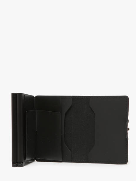 Card Holder Matte Leather Secrid Black matte TM other view 2