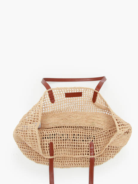 Shopping Bag Cabas Raphia Vanessa bruno Beige cabas raphia 60V40468 other view 3
