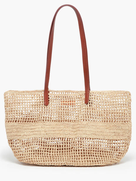 Shopping Bag Cabas Raphia Vanessa bruno Beige cabas raphia 60V40468 other view 4