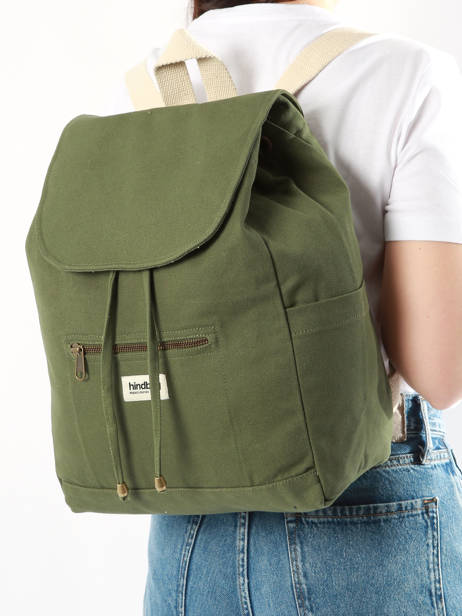 Backpack Eliot Cotton Hindbag Green best seller ELIOT other view 1