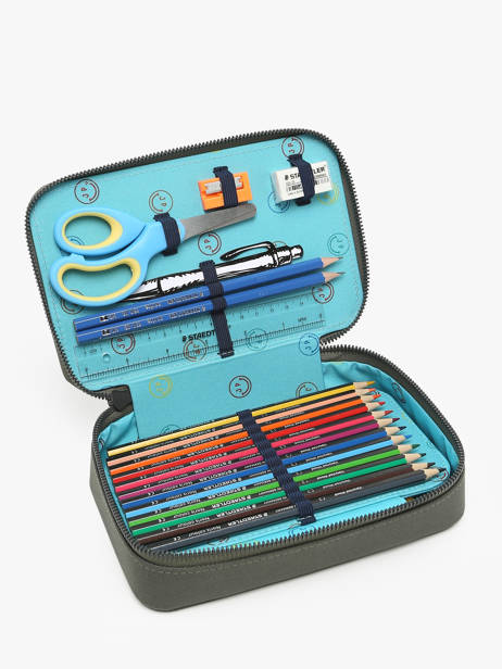 Filled Pencil Case 1 Compartment Daydream Boys Jeune premier Green daydream boys B other view 1