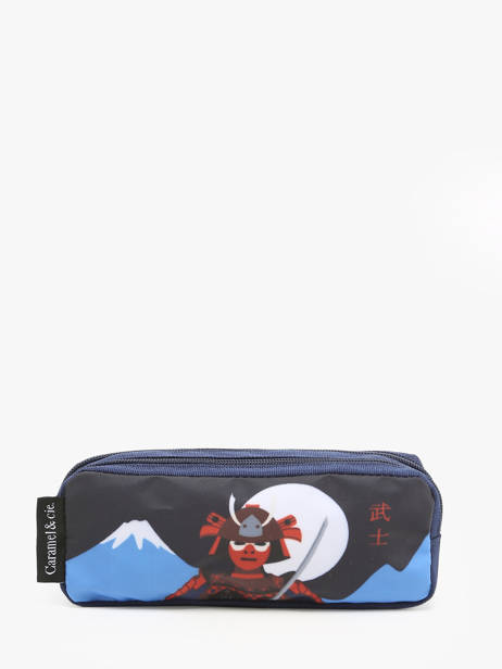 Trousse Fier 2 Compartiments Caramel et cie Bleu fier GA