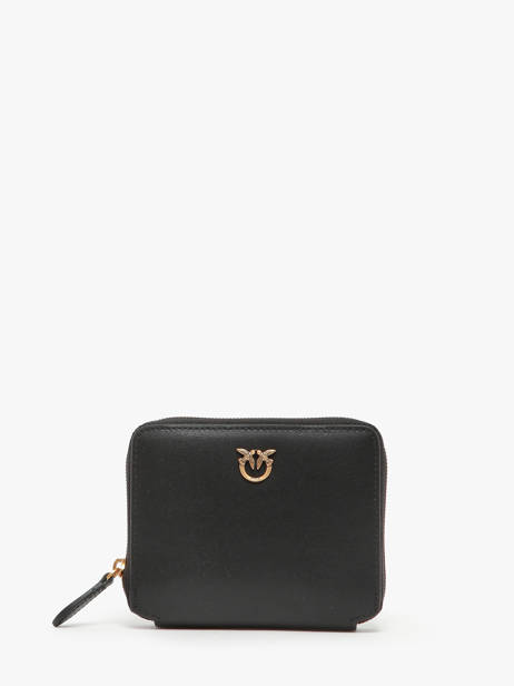 Wallet Love Bag Icon Leather Pinko Black love bag icon A0F1