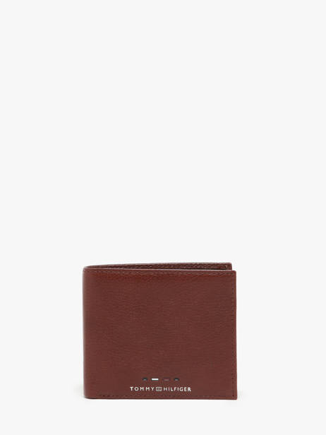 Wallet Th Premium Leather Tommy hilfiger Brown th premium AM12762