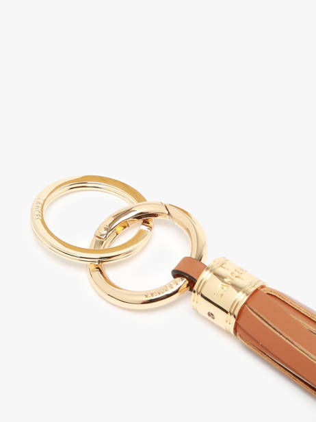 Keychain Charms Leather Lancel Brown charms A13093 other view 1