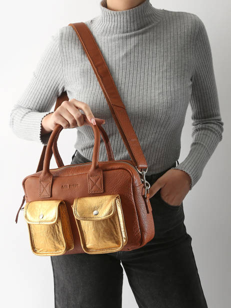 Satchel Dore Leather Paul marius Brown dore DANDSDOR other view 1