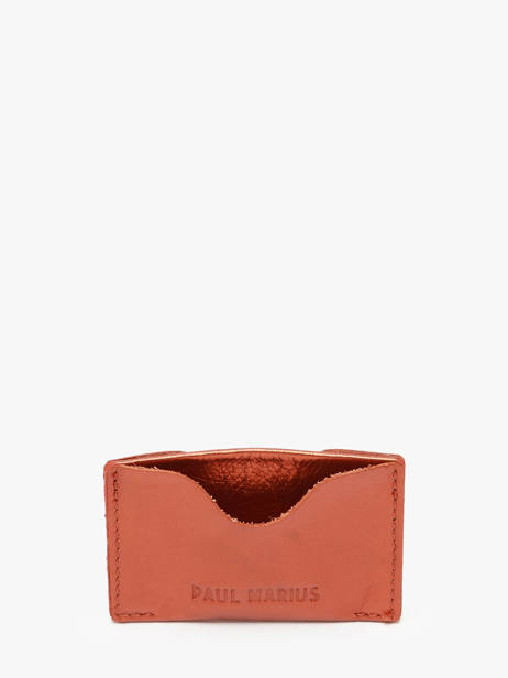 Leather Gabin Ginger Card Holder Paul marius Brown ginger GABINGIN other view 1
