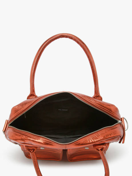 Leather Le Dandy Ginger Satchel Paul marius Brown ginger DANDYGIN other view 3