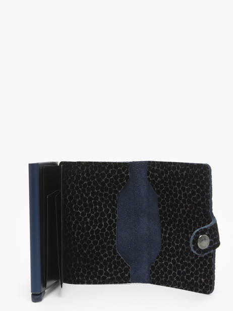 Card Holder Giraffina Leather Secrid Black giraffina MGI other view 1