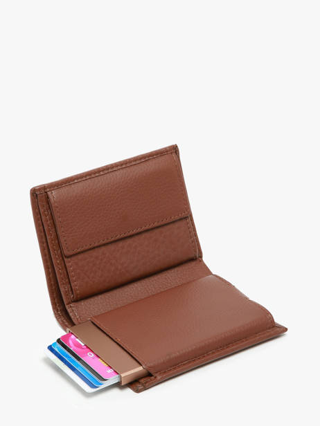 Wallet Foulonne Leather Yves renard Brown foulonne 23520 other view 2