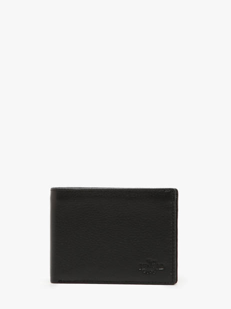 Wallet Foulonne Leather Yves renard Black foulonne 2378