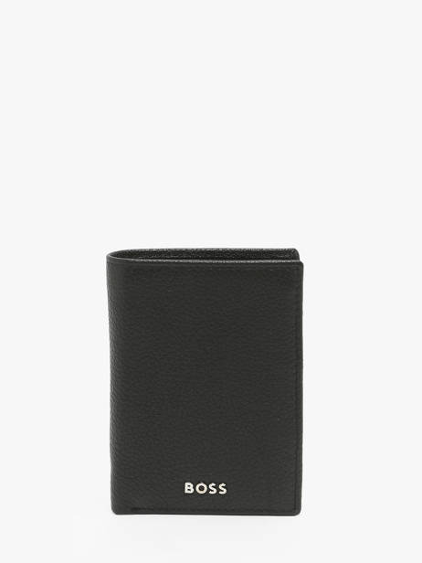 Wallet With Coin Purse Grained Leather Hugo boss Black grained HLG416A