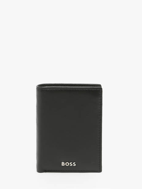 Wallet With Coin Purse Smooth Leather Hugo boss Black smooth HLG403A
