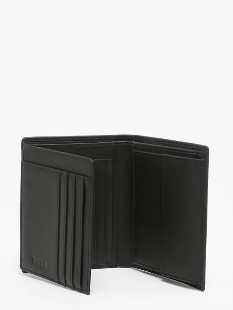Wallet Smooth Leather Hugo boss Black smooth HLO403A other view 1