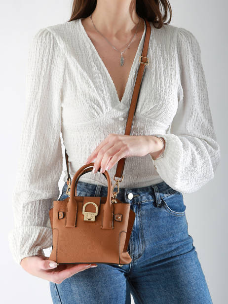 Sac Bandoulière Xs Equestre Cuir Etrier Beige equestre EEQT142X vue secondaire 1