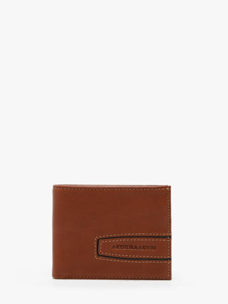 Wallet Leon Leather Arthur & aston Brown leon 488