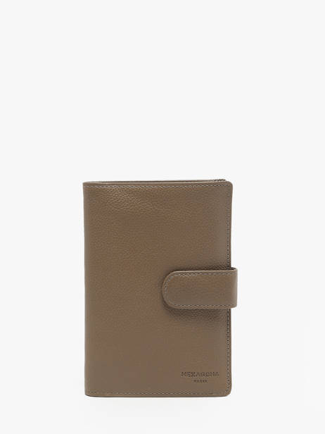 Card Holder Confort Leather Hexagona Brown confort 467282