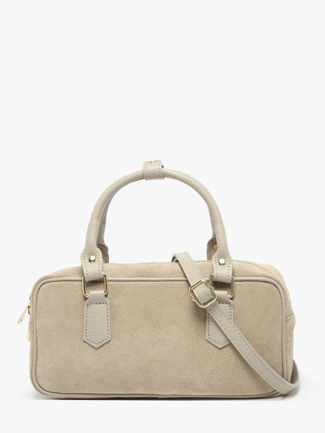 Satchel Velvet Caviar Leather Milano Beige velvet caviar VC24112 other view 4