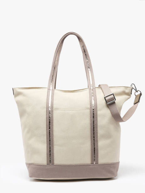 A4 Size Shoulder Bag Kaya Canvas Hexagona Beige kaya 5920056 other view 4