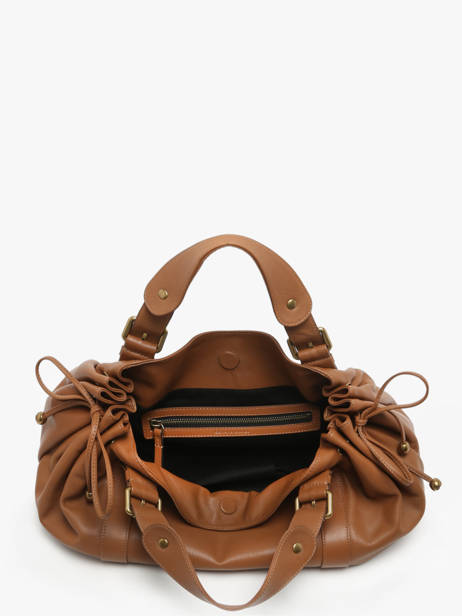 Sac 24h Icone Cuir Gerard darel Marron icone DBS01410 vue secondaire 4