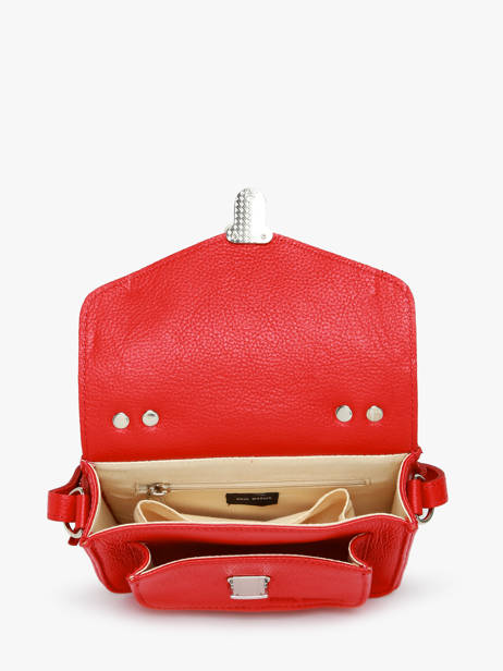 Shoulder Bag Mon Amour Leather Paul marius Red mon amour GEORXAMO other view 3