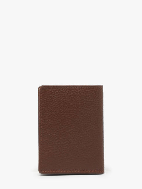 Wallet Caviar Leather Crinkles Brown caviar 14255 other view 2