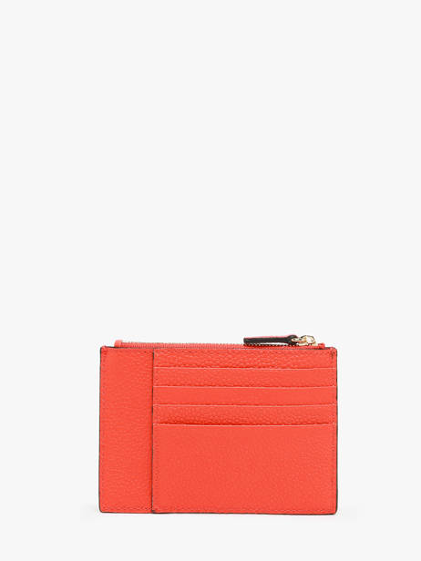 Leather Card Holder Ninon Lancel Orange ninon A10537 other view 2