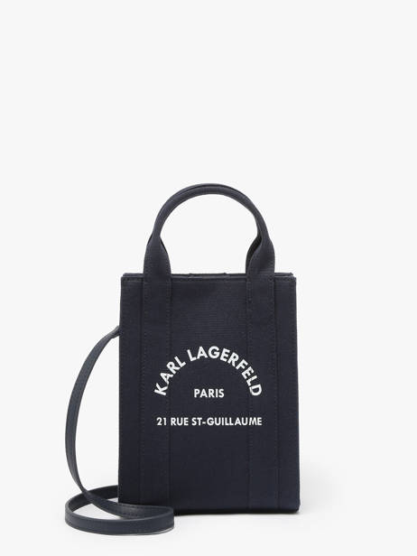 Shoulder Bag Rsg Cotton Karl lagerfeld Blue rsg A1W50039