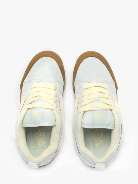 Sneakers Knu Skool En Cuir Vans Bleu women D6Z887 vue secondaire 4