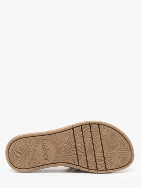 Mules Gabor Argent women 82 vue secondaire 5