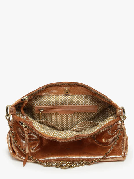 Shoulder Bag Vintage Leather Mila louise Brown vintage 3822RX other view 3
