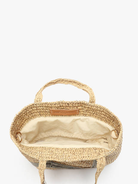 Shoulder Bag Cabas Raphia Raphia Vanessa bruno Green cabas raphia 30V40410 other view 3