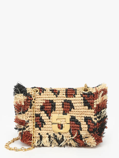 Shoulder Bag Raphia Gerard darel Beige raphia DBS87468
