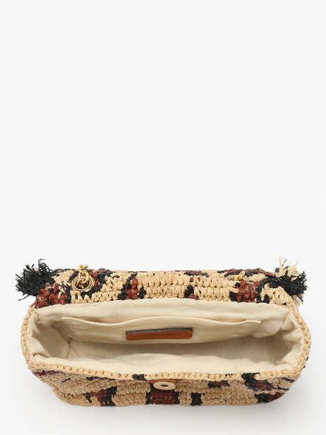 Shoulder Bag Raphia Gerard darel Beige raphia DBS87468 other view 3