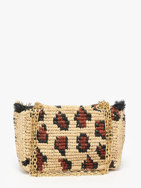 Shoulder Bag Raphia Gerard darel Beige raphia DBS87468 other view 4