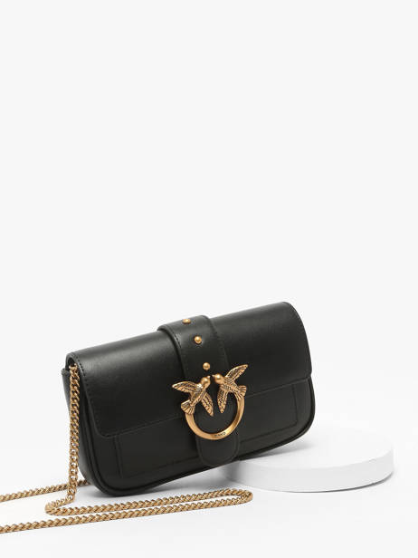 Shoulder Bag Love Bag Icon Leather Pinko Black love bag icon A0F1 other view 2