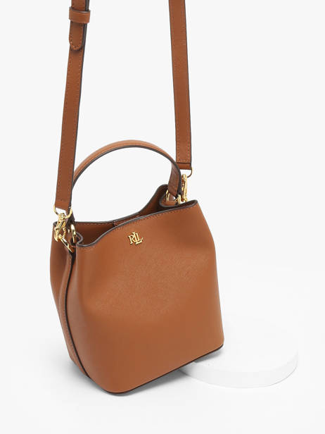 Shoulder Bag Reese Leather Lauren ralph lauren Brown reese 31977411 other view 2