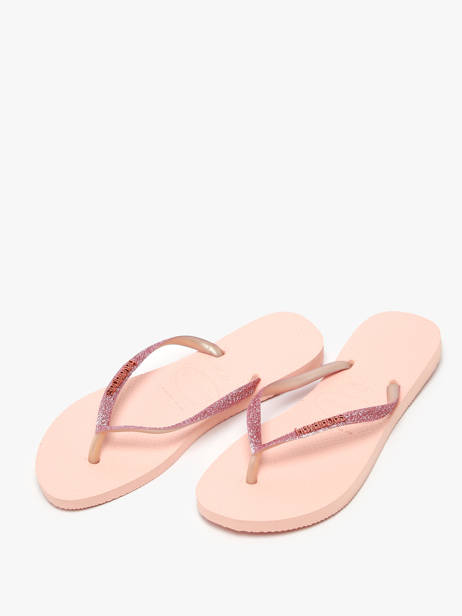 Slim Glitter Ii Flip Flops Havaianas Pink women 4146975F other view 2