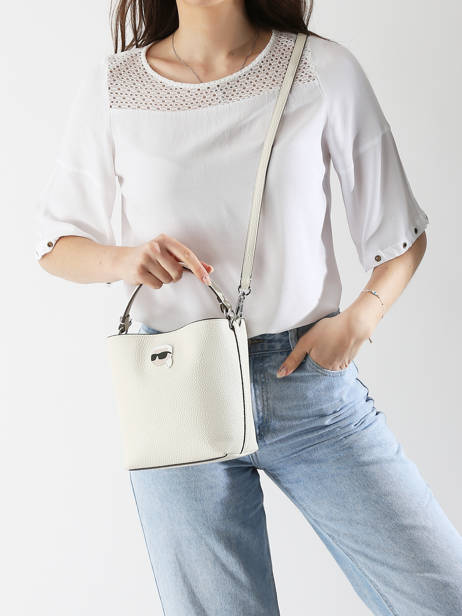 Shoulder Bag K Ikon Karl lagerfeld White k ikon A1W30468 other view 1