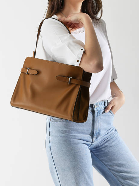 Shoulder Bag Emie Leather Le tanneur Brown emie TEMI1670 other view 1