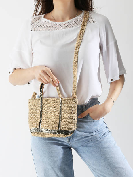 Shoulder Bag Cabas Raphia Raphia Vanessa bruno Green cabas raphia 30V40410 other view 1