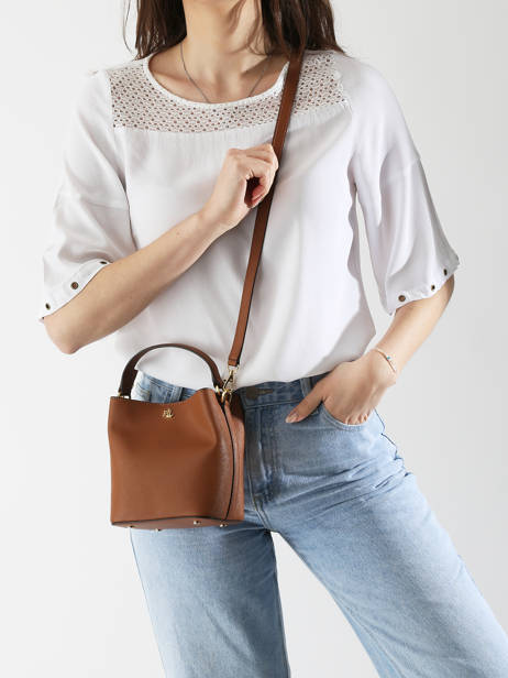 Shoulder Bag Reese Leather Lauren ralph lauren Brown reese 31977411 other view 1