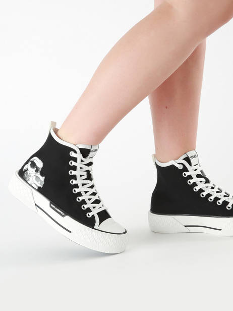 Sneakers Kampus Max Ii Twin Karl lagerfeld Noir women KL60654T vue secondaire 1