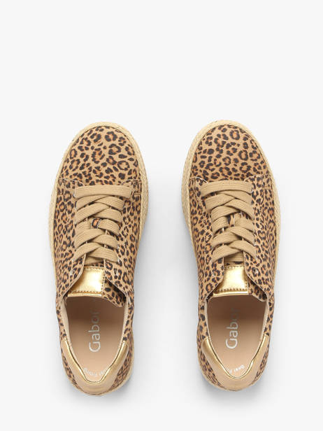 Sneakers En Cuir Gabor Or women 32 vue secondaire 4