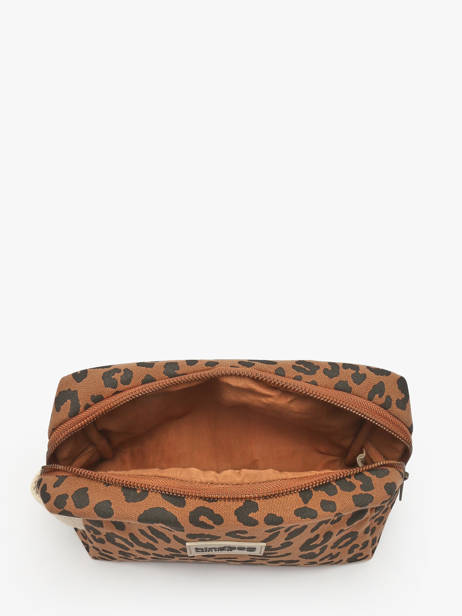 Trousse De Toilette Hindbag Marron leopard LE vue secondaire 1