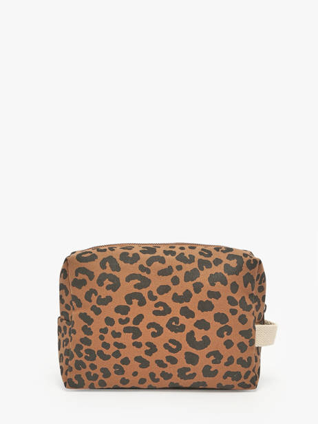Trousse De Toilette Hindbag Marron leopard LE vue secondaire 2