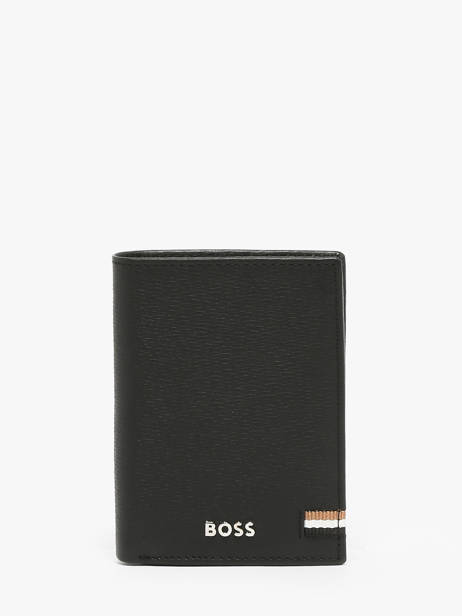 Wallet With Coin Purse Iconic Leather Hugo boss Black iconic HLG421A