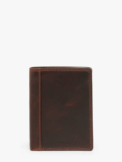 Checkholder With Coin Purse The Original Leather Maverick Brown the original MAVTO032